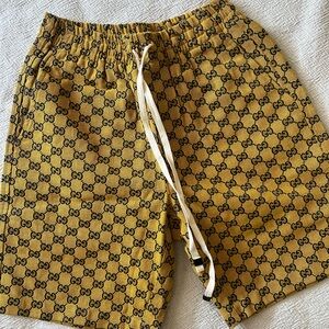 NWT Men's Gucci GG Monogram Canvas Shorts sz 50/ S